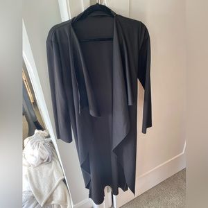 Black Duster coat w belt